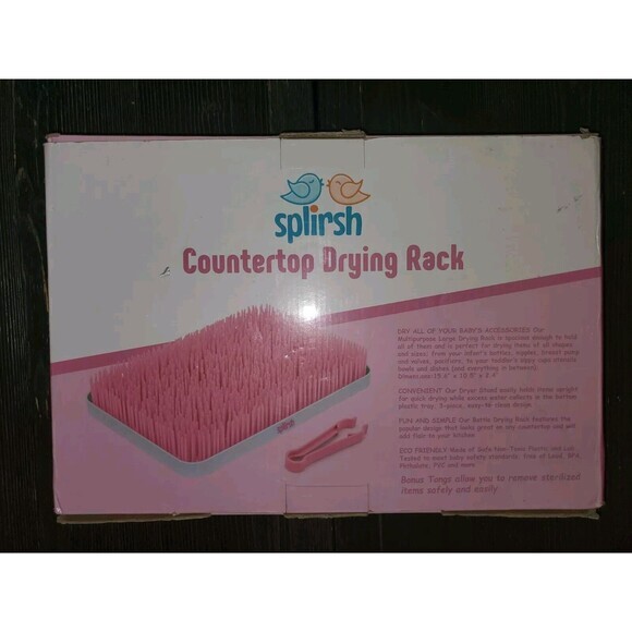 Splirsh Countertop Drying Rack Baby Bottle Nipple Pacifier Organizer - Picture 3 of 3